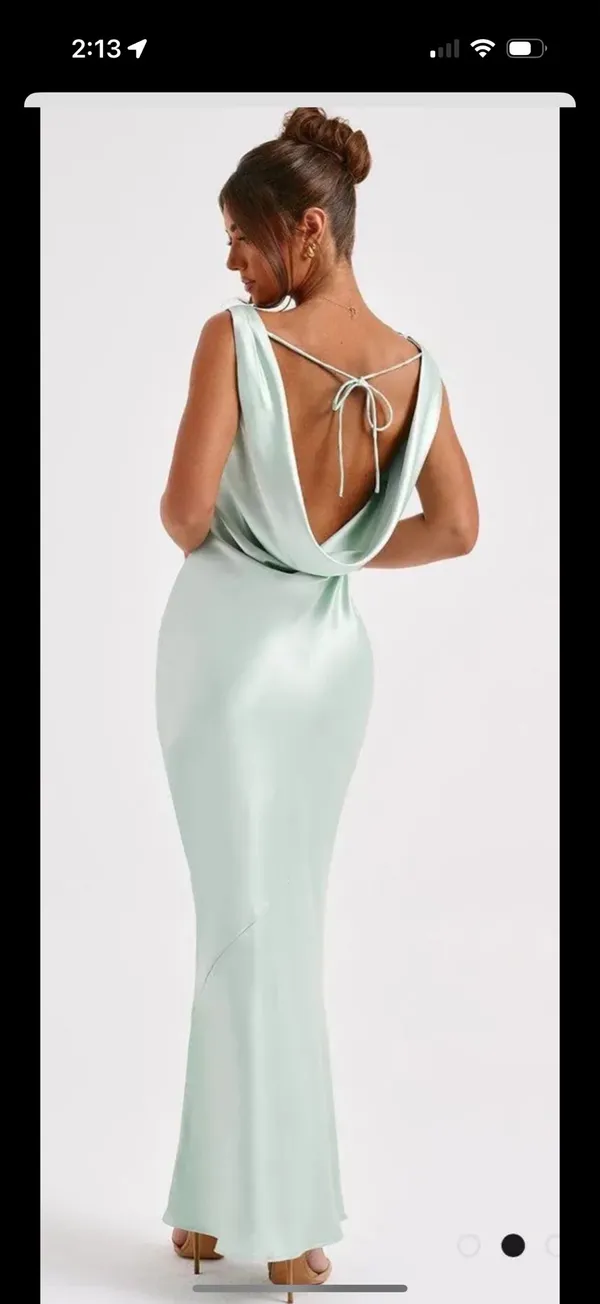 Baby Boo Open Silk Back Gown - Image 2