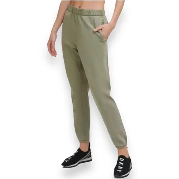 DKNY Cotton Boyfriend Jogger Pants - Image 2
