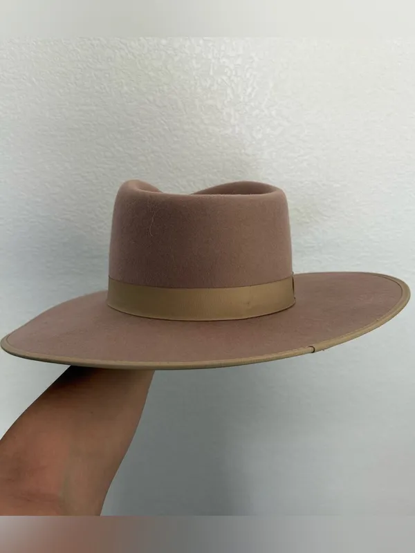 Lack of Color Zulu Rancher Wide Brim Hat in Sand Medium - Image 4