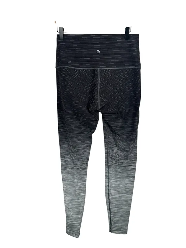 Lululemon Wunder Under Hi Rise Ombre Melange Leggings 12 Black‎ Deep Coal - Image 4