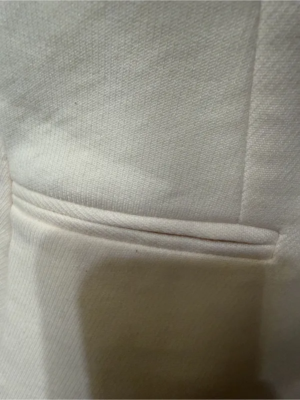 Zara Button Down Front Ivory Blazer Vest(Size XS) - Image 6
