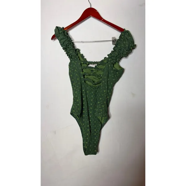 Alpine Butterfly Swim Green Elle One-Piece sz S - Image 8