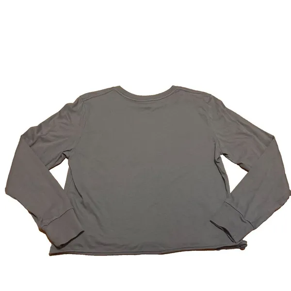 Billabong Ladies Logo Gray Long Sleeve T-Shirt Size S/P STYLE# JT87NBIT - Image 6