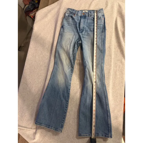 Wrangler Westward High Rise Bootcut Jeans Womens 27x30 Light Wash Denim 626 - Image 2