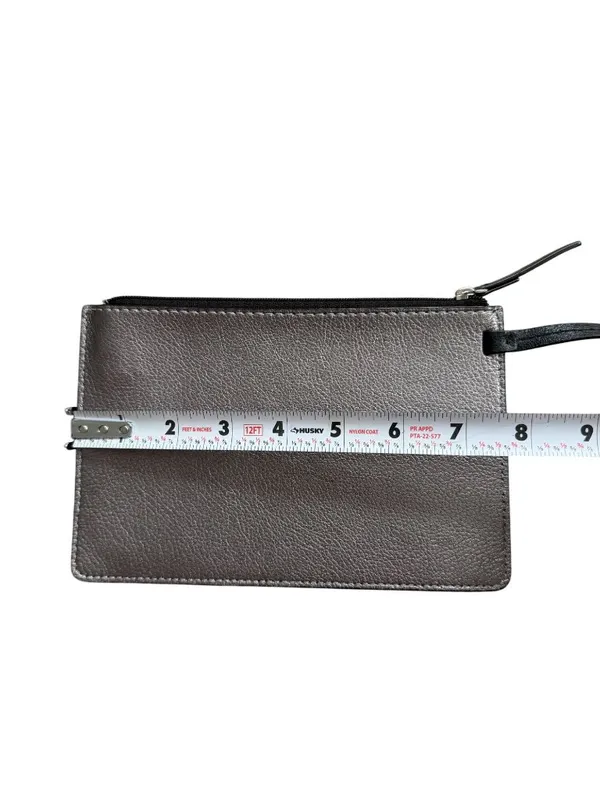 KATE SPADE Pewter Saffiano Leather Wristlet Clutch - Image 2