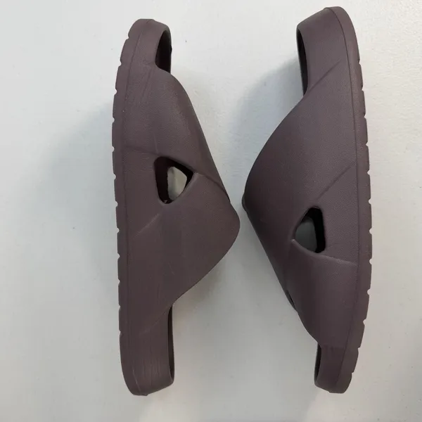 Gap Women's 10 Criss-Cross Pillow Pool‎ Slides Sandals Platform Peppercorn Brown - Image 3