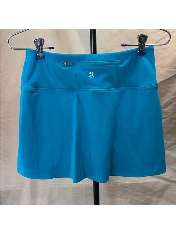Women’s Turquoise Athletic Skort with Built-In Shorts - Image 3