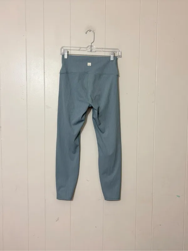 Vuori Inversion Rib Legging Mist Ribbed High Rise 7/8 Size M VW4134 - Image 4