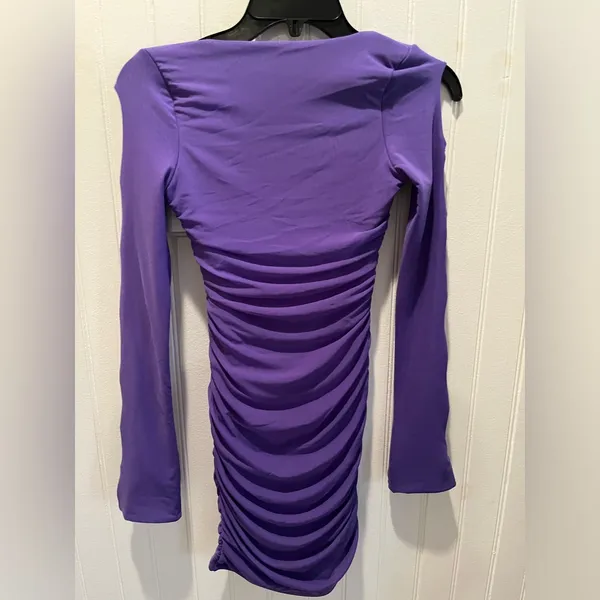 Oh Polly Purple Long sleeve Dress - Image 6