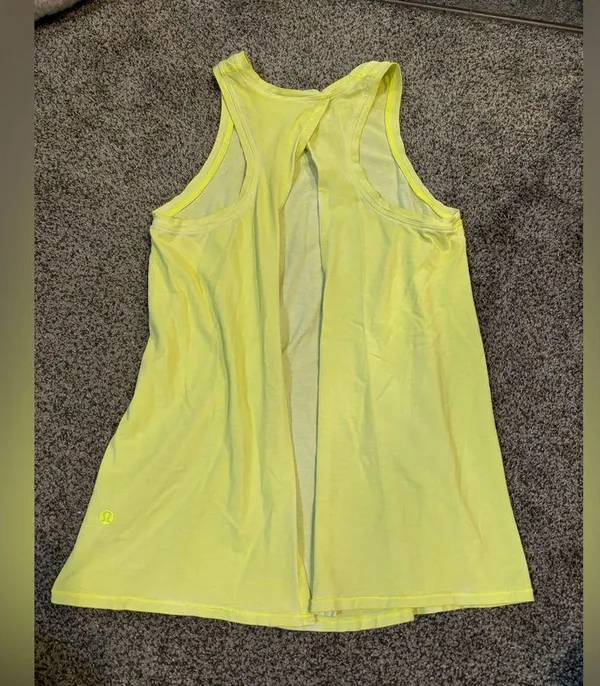 Lululemon Yellow Tank - Image 2