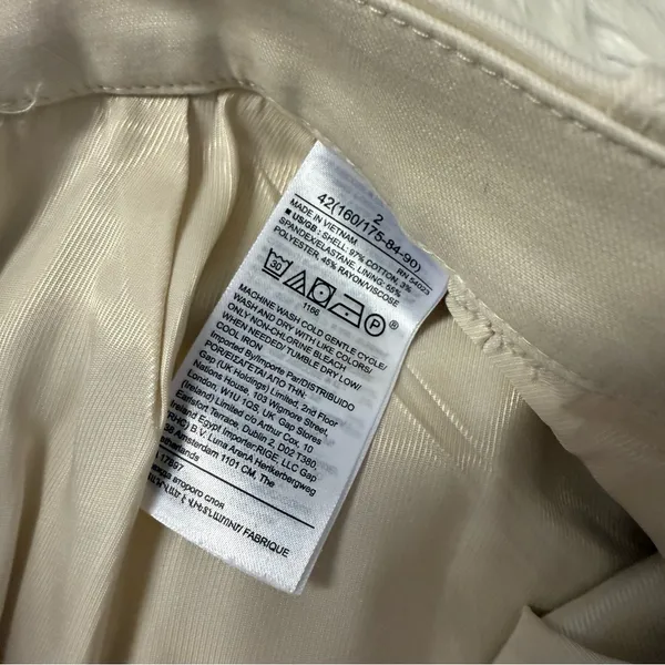 Banana Republic x Harbison Pleated Khaki Dress Pants – Size 2L - Image 7