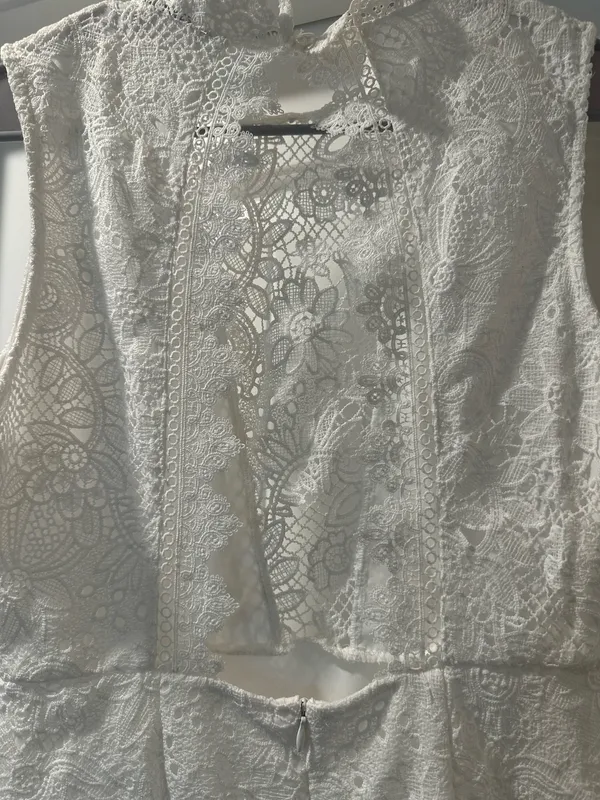 Lulus Lace White Dress - Image 3