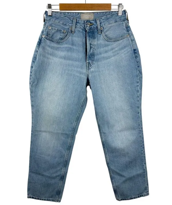 Everlane The Curvy 90S Cheeky Straight Jean Organic Cotton Crop Ankle Size 28 - Image 2