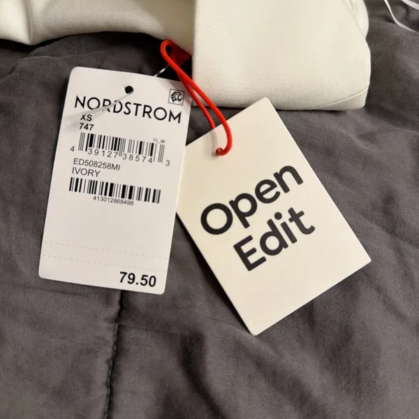 Nordstrom Open Edit white mini dress - Image 6