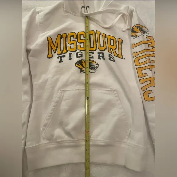 Russell Athletic Univ of Missouri Mizzou retro designed Hoodie Wms sz Sm - Image 3