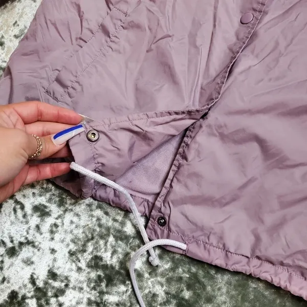 Vans Purple Snap Button Windbreaker‎ Jacket - Image 5