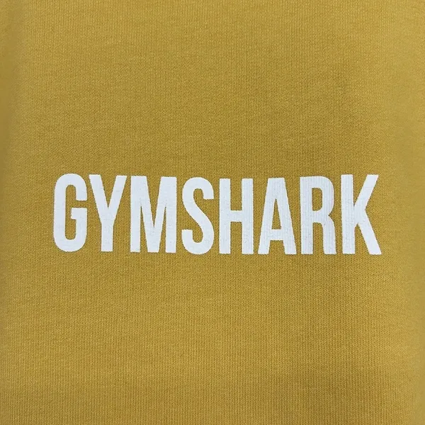 Gymshark Long Sleeve Crop Top Sweatshirt Mustard Yellow Women’s Size Medium - Image 2