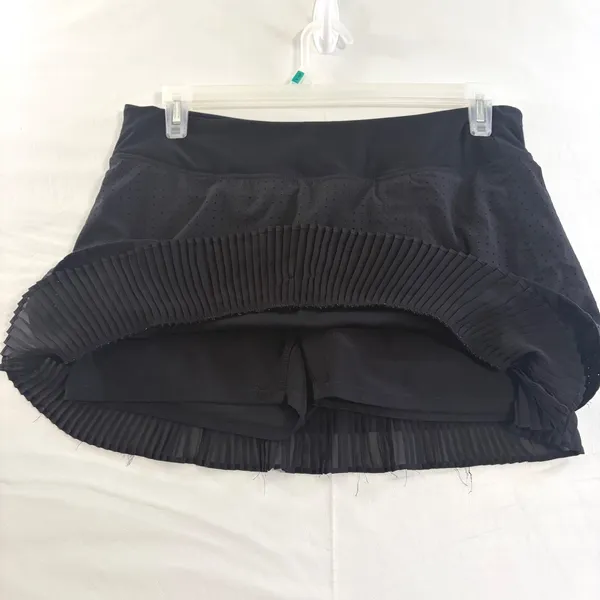 Mondetta Black Perforated Pleated Active Skort Womens‎ Large Tennis Golf Running - Image 5