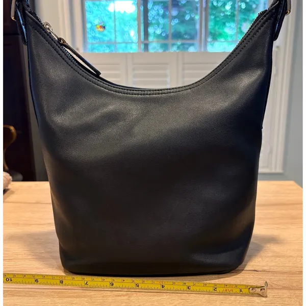 Coach Black‎ Leather Legacy Hobo Shoulder Bag Handbag 9823 Shoulder Bag - Image 3