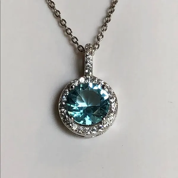 💙HP💙SS Aquamarine Necklace Blue - Image 3
