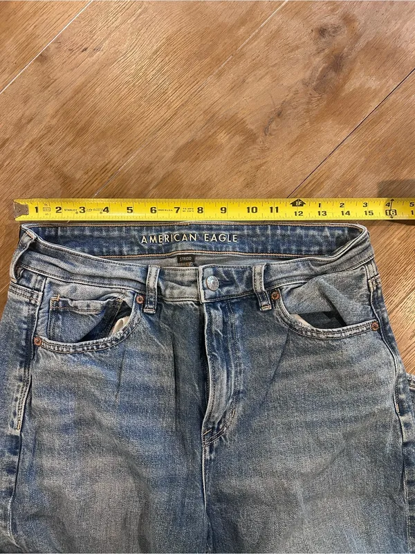 American Eagle Strigid Mom Jeans, 8 - Image 8