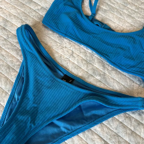 Triangl Bikini Set, Maci in Blue - Image 3