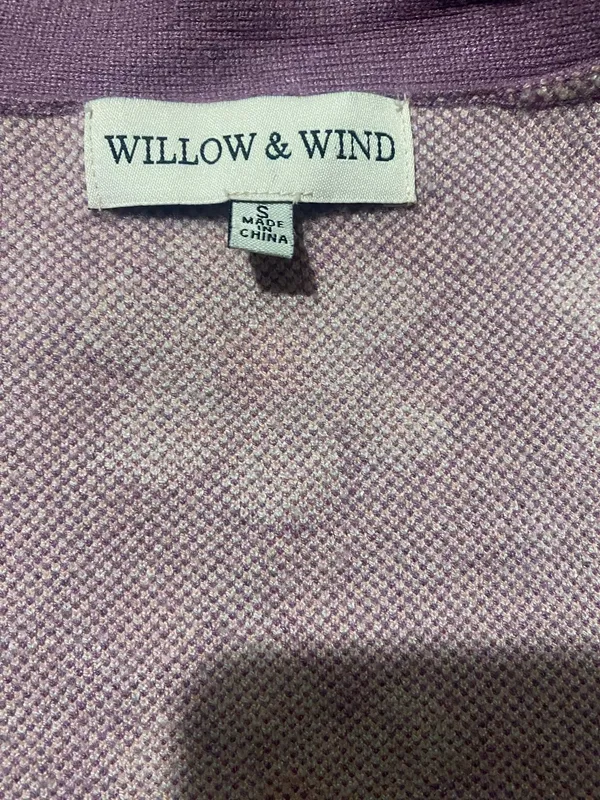 Willow wind floral cardigan size small Purple - Image 3