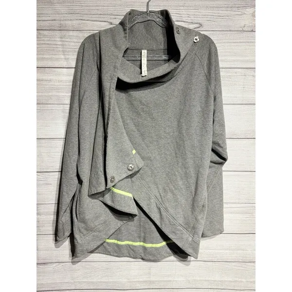 LULULEMON Jacket 6 Cocoon Wrap Sweater Athleisure Coastal Minimalist Boho RARE - Image 6