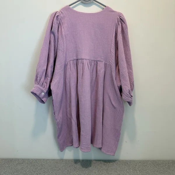 NWT Tuckernuck Pomander Place Lavender Gauze Millie Dress Pockets Size Large - Image 8