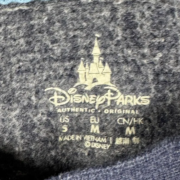 Disney Parks Mickey Mouse Compass Pullover‎ Crewneck Sweatshirt Top Blue Size S - Image 3