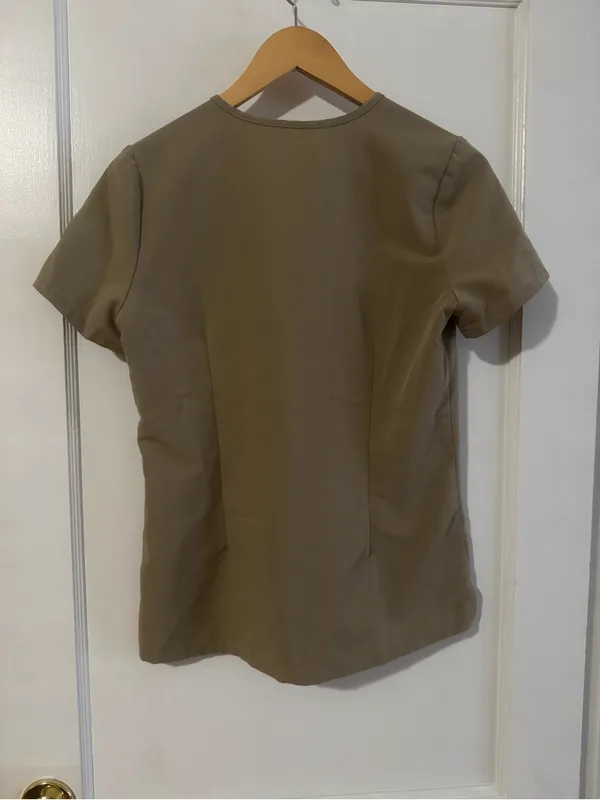 FIGS Catarina scrub top latte - Image 2
