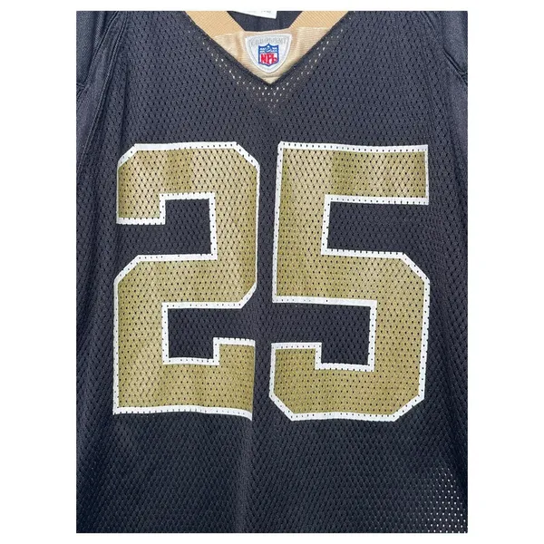 VTG Reggie Bush 25 Jersey Womens Extra Large Black New Orleans Saints NFL 2000s - Image 4
