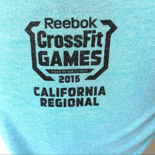 Reebok CrossFit games turquoise short sleeve T - Image 8