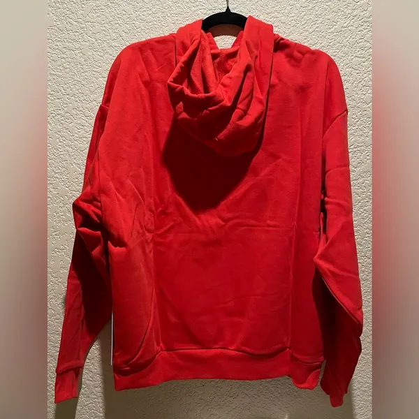 ALO Yoga NWT Accolade Hoodie Bright Red Color Unisex Oversized Size M - Image 5