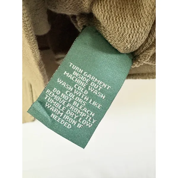 Lauren Ralph Lauren Jeans Co Womens XL Olive Green Full Zip Cotton Sweatshirt - Image 9
