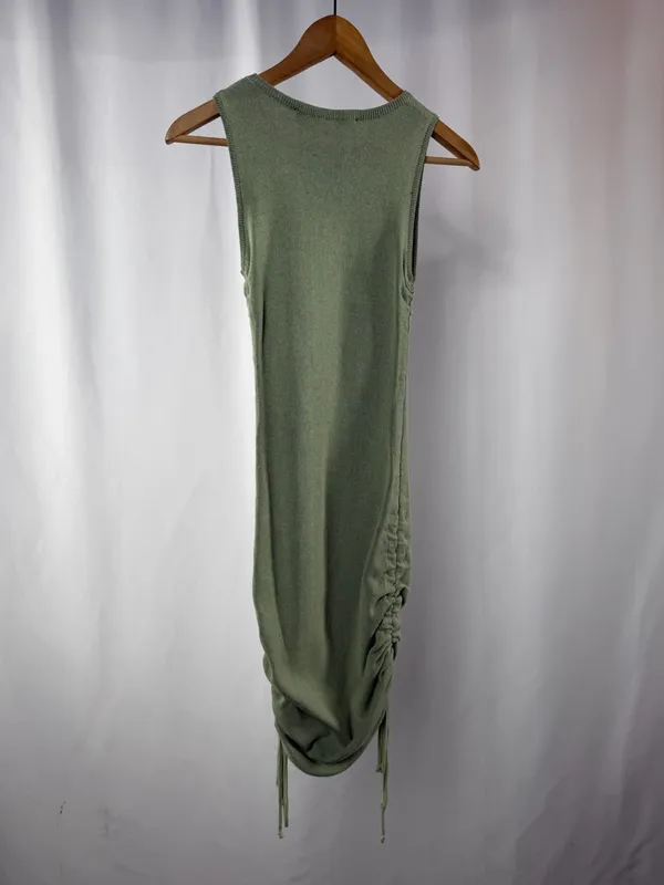 Lioness Sleeveless Knit Bodycon Mini‎ Dress in Sage Green Size XS - Image 5