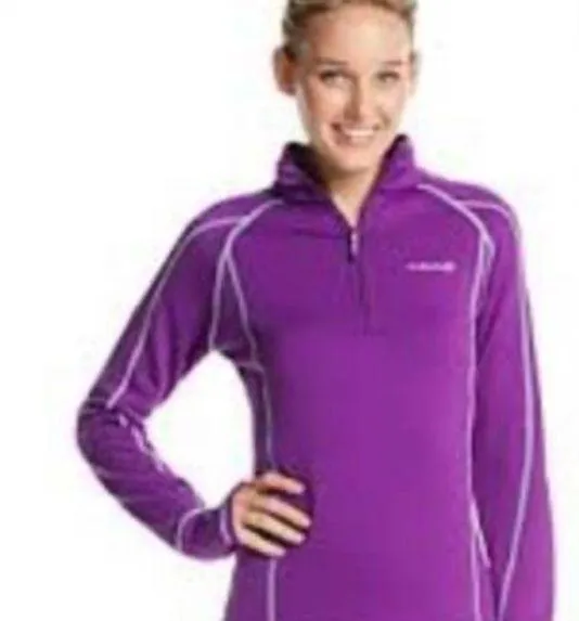 Avalanche Outdoor Women's Quarter Zip Pullover Purple Size Medium - Image 2