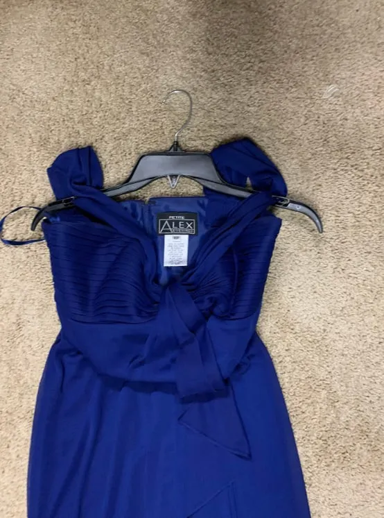 Long Dark Blue Dress - Image 2