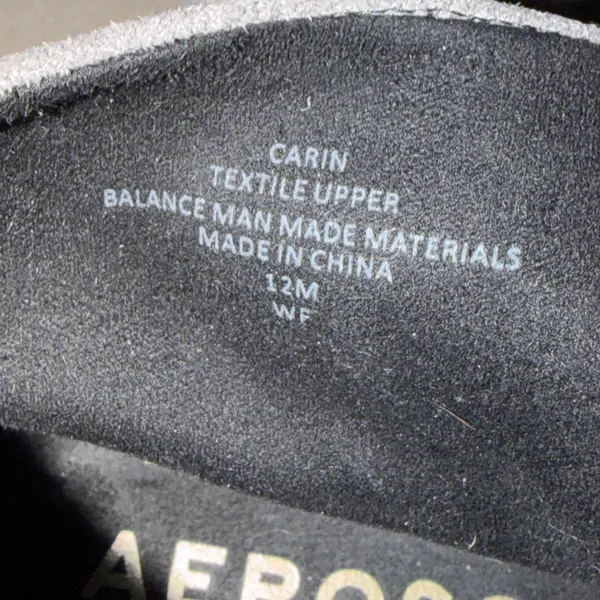 Aerosoles Carin Grey Wedge Platform Ankle Boots Side Zip Women 12M‎ New - Image 7