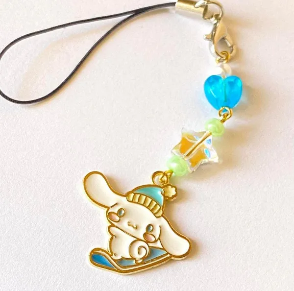 Handmade winter sports snowboard Kawaii fairy phone charm/strap,keychain,bag accessory/car decor⭐️ - Image 2