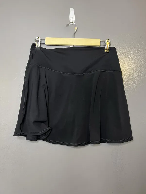 OFFLINE By Aerie Skort Womens Large Black Crossover Waist Lined Athletic - Image 2