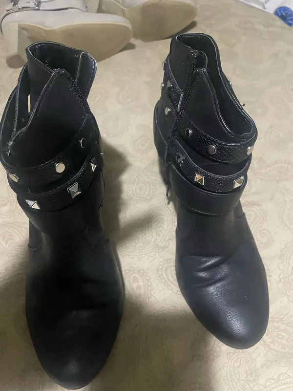Ankle boots- Jennifer Lopez- Black - Size 8 - Image 2