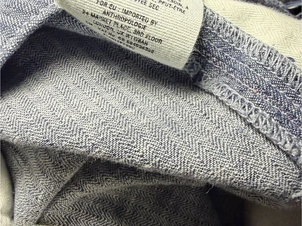 Pilcro x Anthropologie Linen Blend Wide Leg Lightweight Chambray Pants 12. - Image 8
