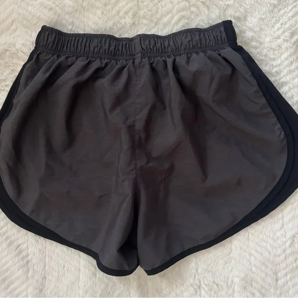 Nike Gray Dri-FIT Running Shorts with Black Trim - Image 3
