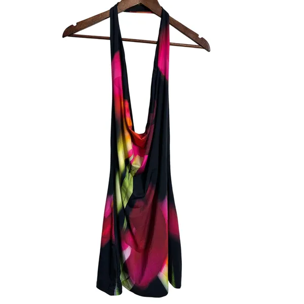 White Fox Straight Through Mini Dress in Berry Lush Womans Large - Image 2