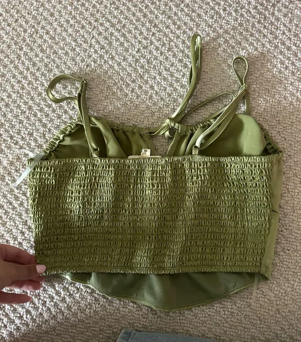 PacSun Green Corset Top - Image 2