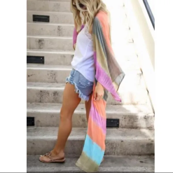 Boho Colorfully Summer Kimono (Restock!!) Multiple - Image 6
