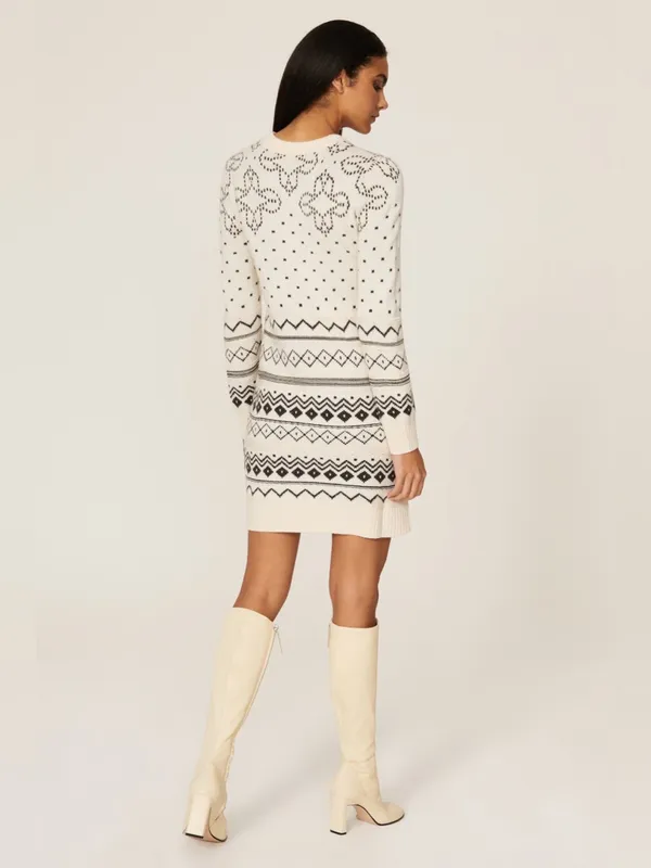 Thakoon‎ x Rent The Runway Fair Isle Wool Sweater Dress - Image 6