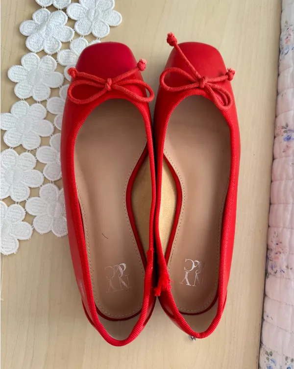 Nordstrom Rack Red Ballet Flats - Image 4