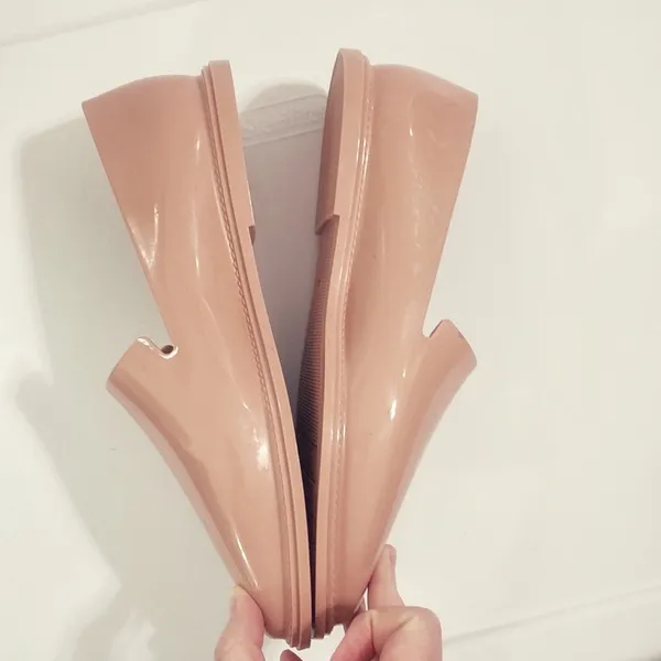 Melissa Prana loafers in dusty pink neutral color size 6 - Image 6